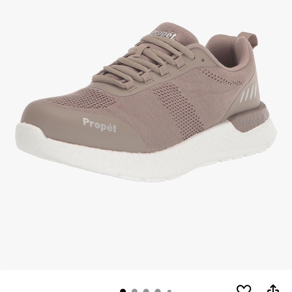 Propet Ultra 26 Sneaker Womens 12 Taupe Mauve Knit Ortholite WAB012M